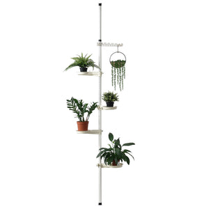 Plantehylde 110 - 305 cm teleskop blomsterreol [en.casa] - premiumXL
