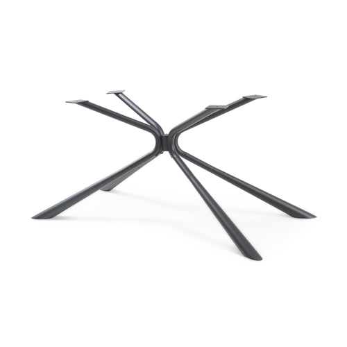 Bordstel Havosanlurg stål 160x70x72 cm sort [en.casa] - premiumXL
