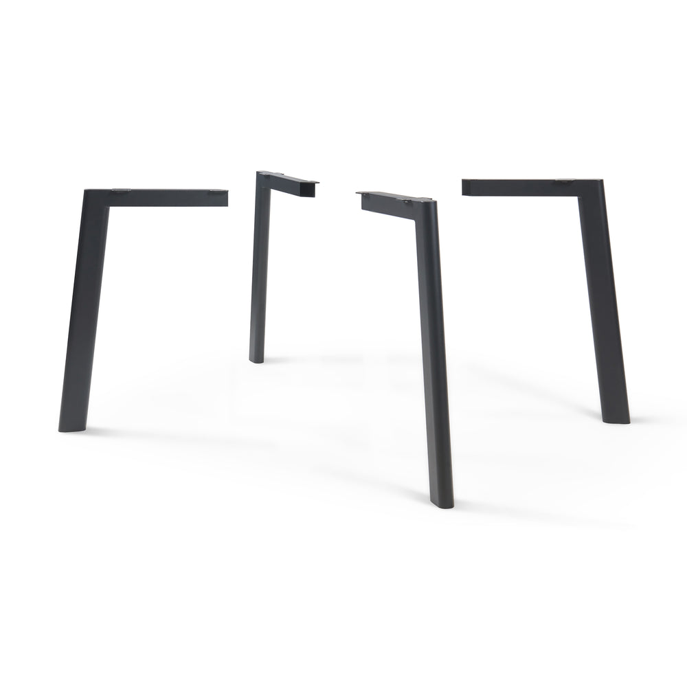 Bordben Hostang 4 stk. - Sæt 50x8x71 cm Sort [en.casa] - premiumXL