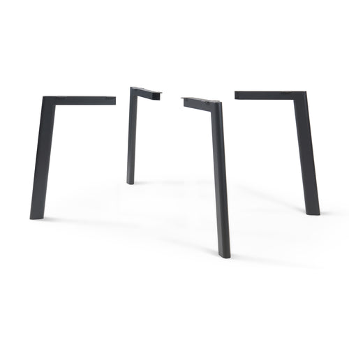 Bordben Hostang 4 stk. - Sæt 50x8x71 cm Sort [en.casa] - premiumXL