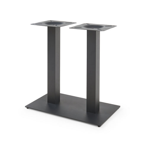 Bordstel Vadejord stål 70x40x73 cm sort [en.casa]