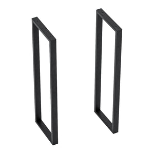 Bordstel Kauniainen sæt af 2 stål 87x27 cm [en.casa].