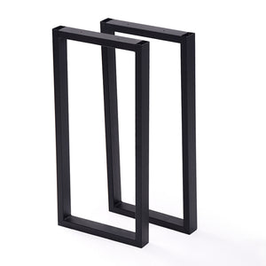 Bordstel Møldrup 56x27cm Sort [en.casa] - premiumXL
