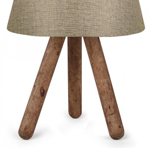 Bordlampe Middlesbrough træ 1xE27 i forskellige farver [lux.pro]