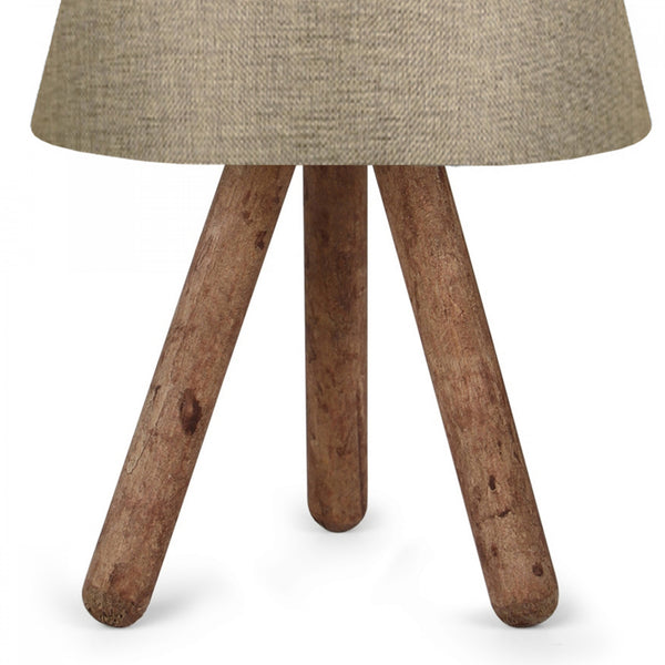 Bordlampe Middlesbrough træ 1xE27 i forskellige farver [lux.pro]
