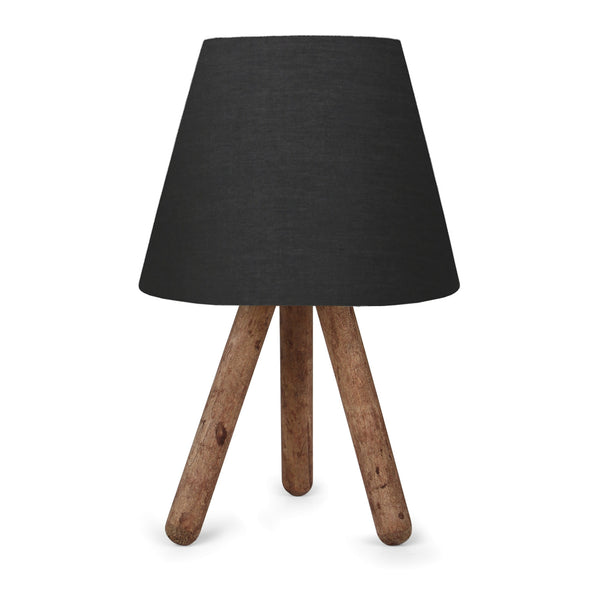 Bordlampe Middlesbrough træ 1xE27 i forskellige farver [lux.pro]