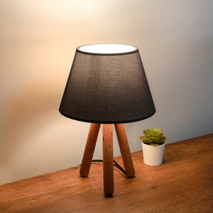 Bordlampe Middlesbrough træ 1xE27 i forskellige farver [lux.pro]