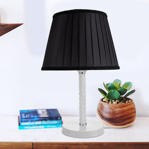 Bordlampe Kilbride E27 metal glas tekstil i forskellige farver [lux.pro] - premiumXL