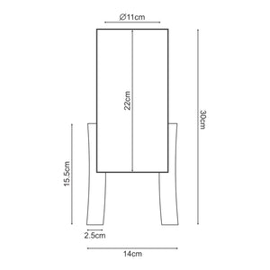 Joelleldsvin bordlampe [lux.pro]