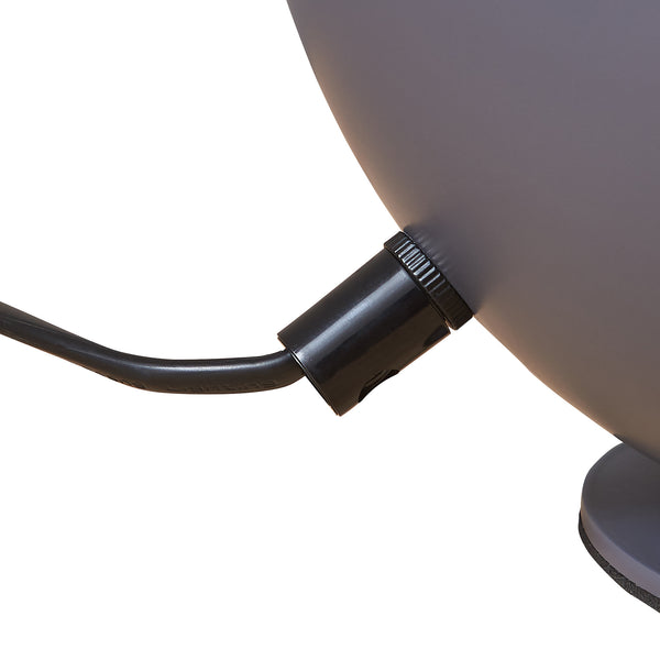 Lámpara de mesa Lukkodso pantalla esférica 1xE27 metal 20xØ20cm -  [lux.pro]