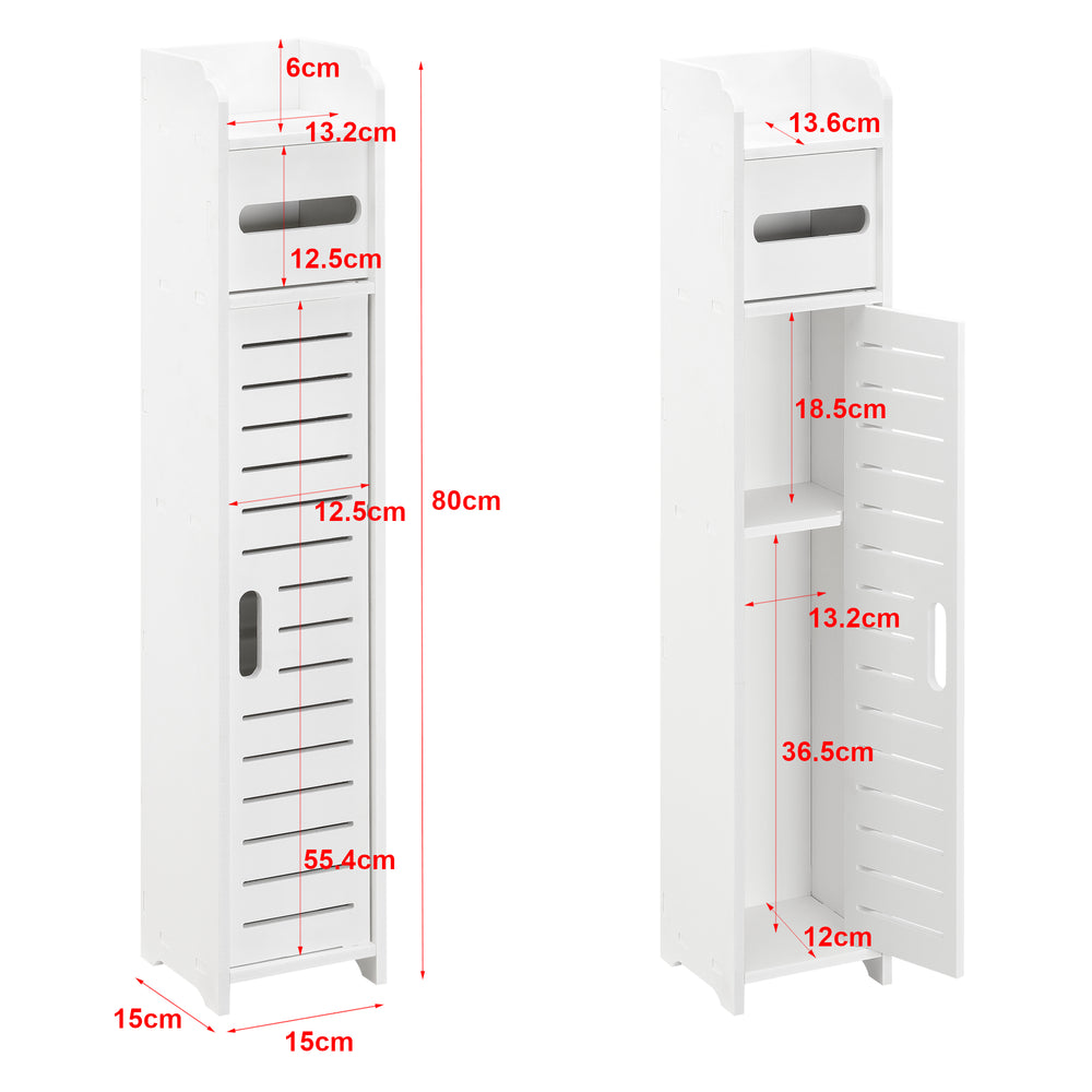 Toiletrulleholder Leoben 80x15x15 cm forskellige farver [en.casa] - premiumXL