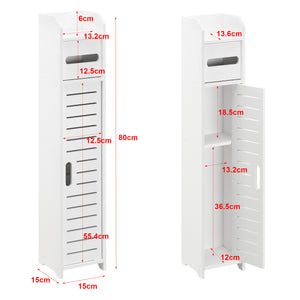 Toiletrulleholder Leoben 80x15x15 cm forskellige farver farver [en.casa]