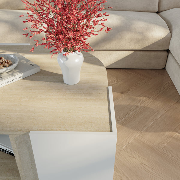 Klipsari sofabord 75x75x40 cm [en.casa]