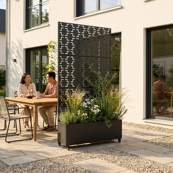 Skillevæg Aaskis med blomsterkasse [casa.pro]