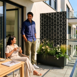Skillevæg Aaskis med blomsterkasse [casa.pro]