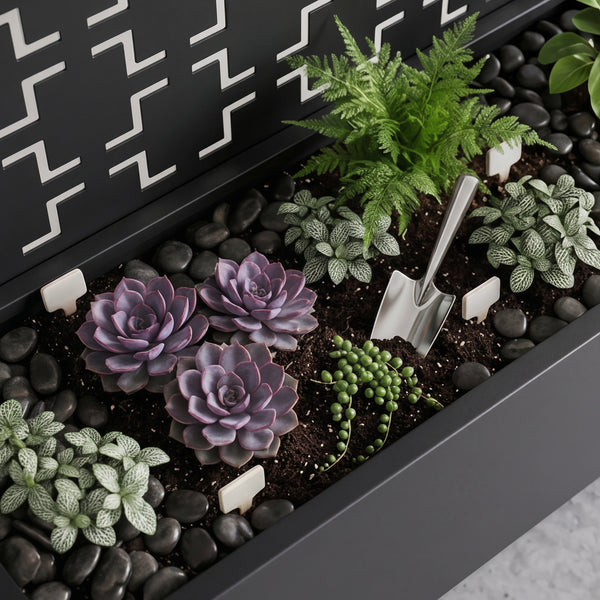 Skillevæg Aaskis med blomsterkasse [casa.pro]