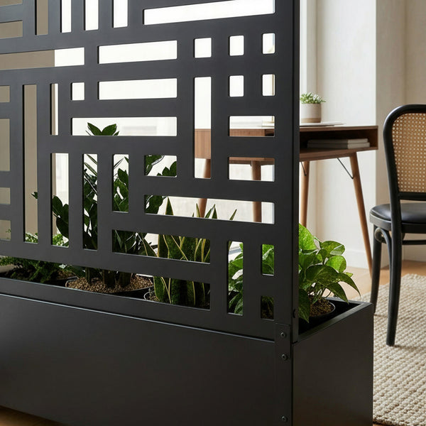 Skillevæg Bernalda med blomsterkasse bueform [casa.pro]
