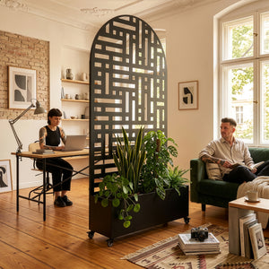 Skillevæg Bernalda med blomsterkasse bueform [casa.pro]