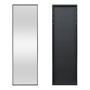 Dørspejl Lesina aluminiumsramme 120x37cm [en.casa]