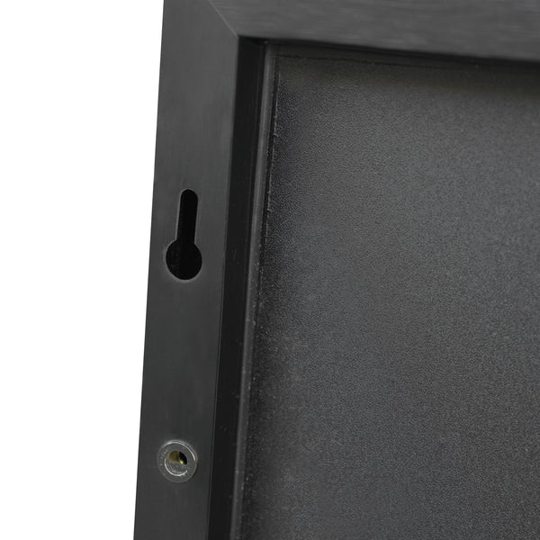 Dørspejl Lesina aluminiumsramme 120x37cm [en.casa]