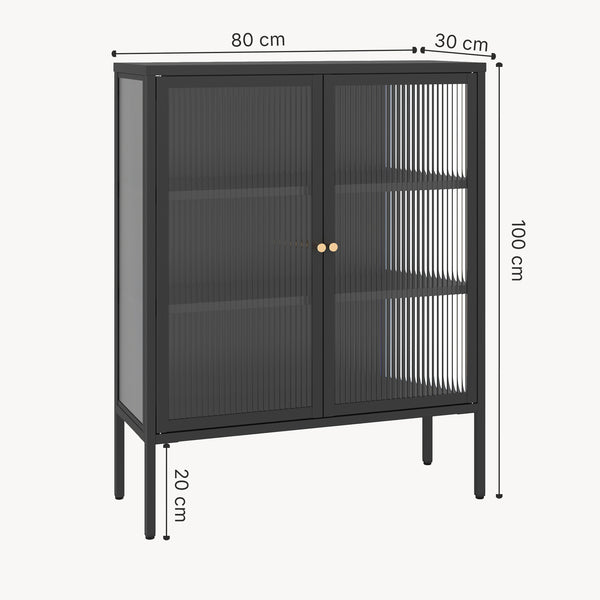 Vitrineskab skænk Vinterhavn [en.casa]
