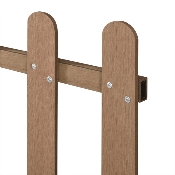 [neu.holz] WPC Hegn - 200x60cm - 12 paneler - i forskellige farver