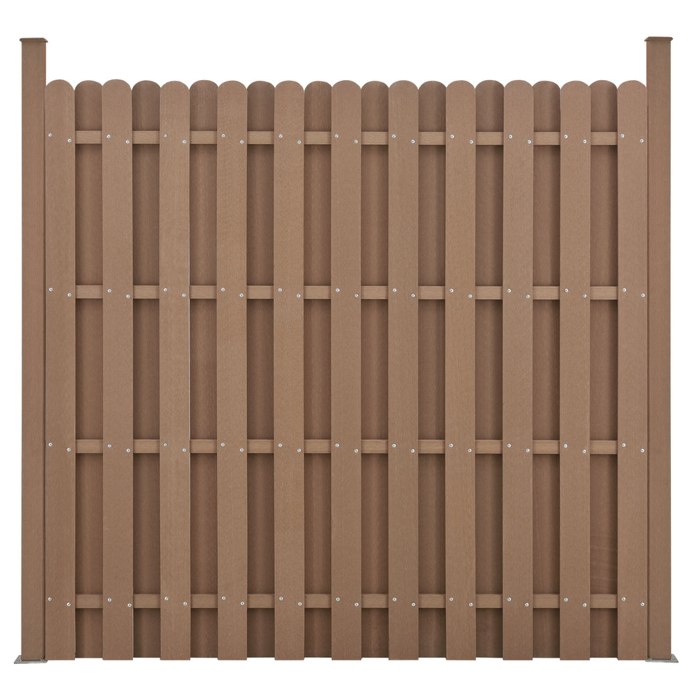 WPC havehegn 185x193 cm [neu.holz] - premiumXL