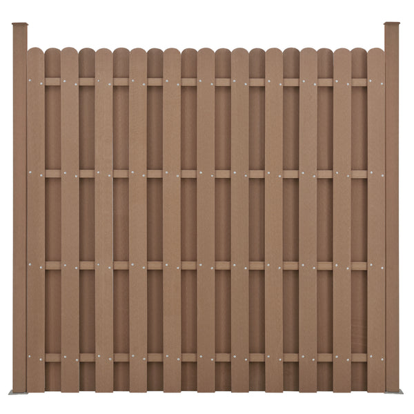 [neu.holz]® Hegn WPC - 11 lægte - grå/brun