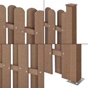 [neu.holz]® Hegn WPC - 11 lægte - grå/brun
