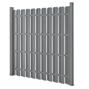 [neu.holz]® Hegn WPC - 11 lægte - grå/brun