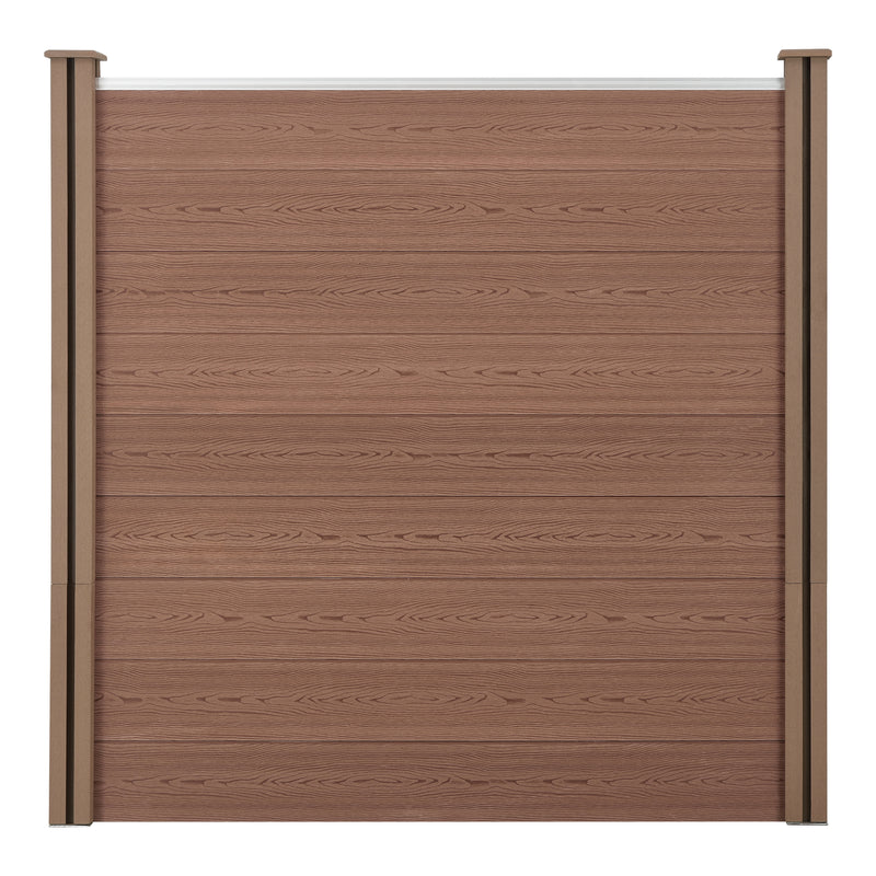 Målskitse [neu.holz]® WPC Hegn - i forskellige farver og størrelser