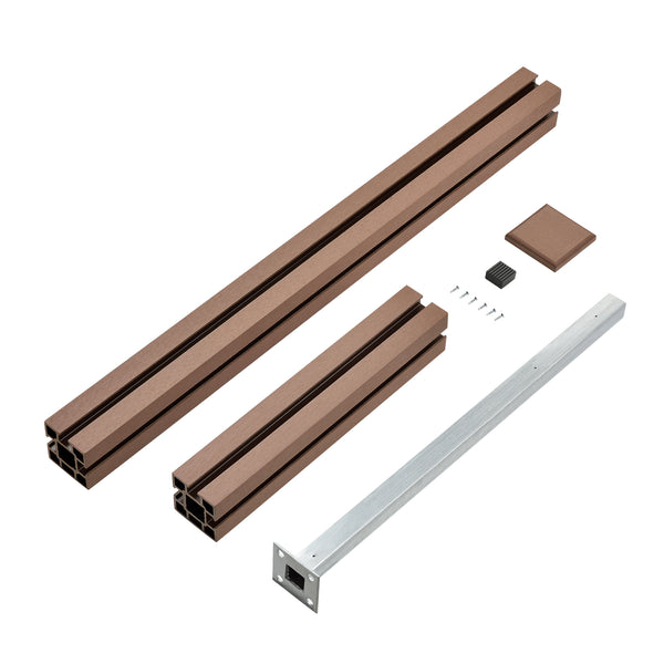 [neu.holz]® WPC Hegn - i forskellige farver og mål