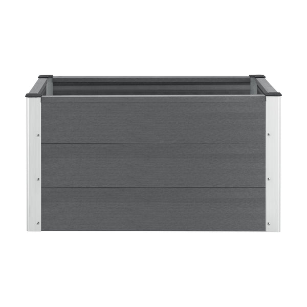 [neu.holz]® WPC Blomsterkasse - 100x50x50cm - udvendig husbrug - i forskellige farver