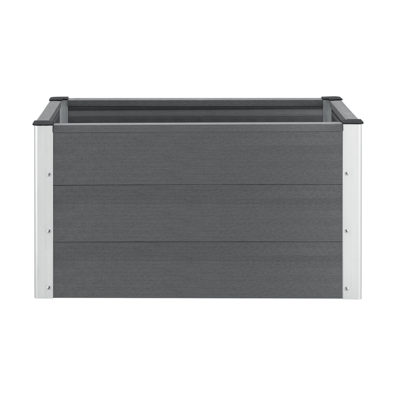 Målskitse [neu.holz]® WPC Blomsterkasse - 100x50x50cm - udvendig husbrug - i forskellige farver