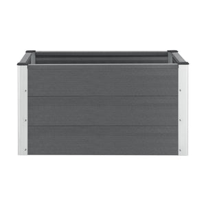 [neu.holz]® WPC Blomsterkasse - 100x50x50cm - udvendig husbrug - i forskellige farver