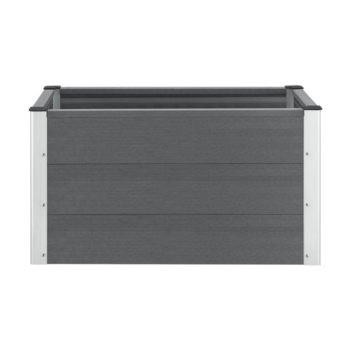 [neu.holz]® WPC Blomsterkasse - 100x50x50cm - udvendig husbrug - i forskellige farver