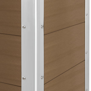 [neu.holz]® WPC Blomsterkasse - 100x50x50cm - udvendig husbrug - i forskellige farver