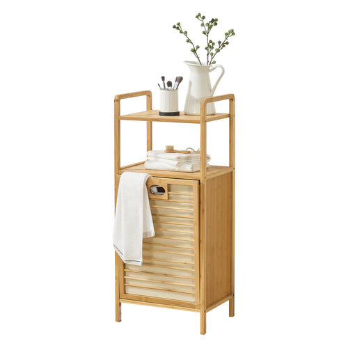 Bambus vasketøjsreol Rendalen 40x30x95 cm [en.casa] - premiumXL