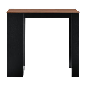 [en.casa] Elegant barbord med kopholder 110x50x103cm - krydsfiner - forskellige farver