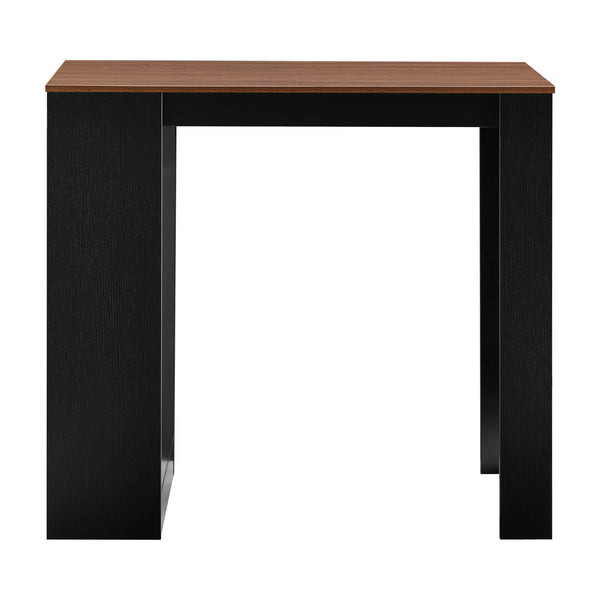 [en.casa] Elegant barbord med kopholder 110x50x103cm - krydsfiner - forskellige farver