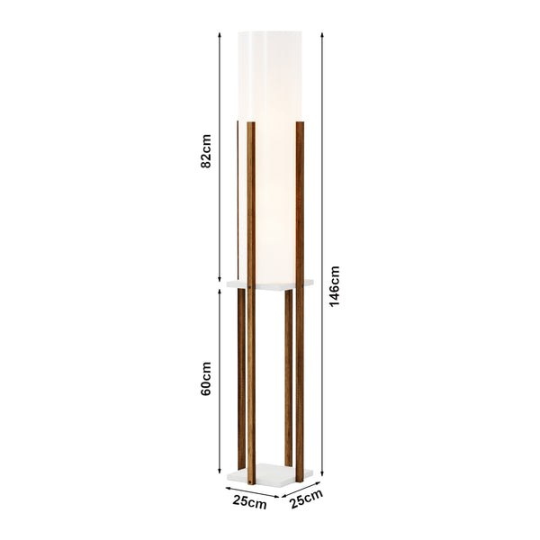 Gulvlampe Gisborne med hylde i forskellige farver. farver [lux.pro]