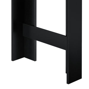 [en.casa] Elegant barbord med kopholder 110x50x103cm - krydsfiner - forskellige farver