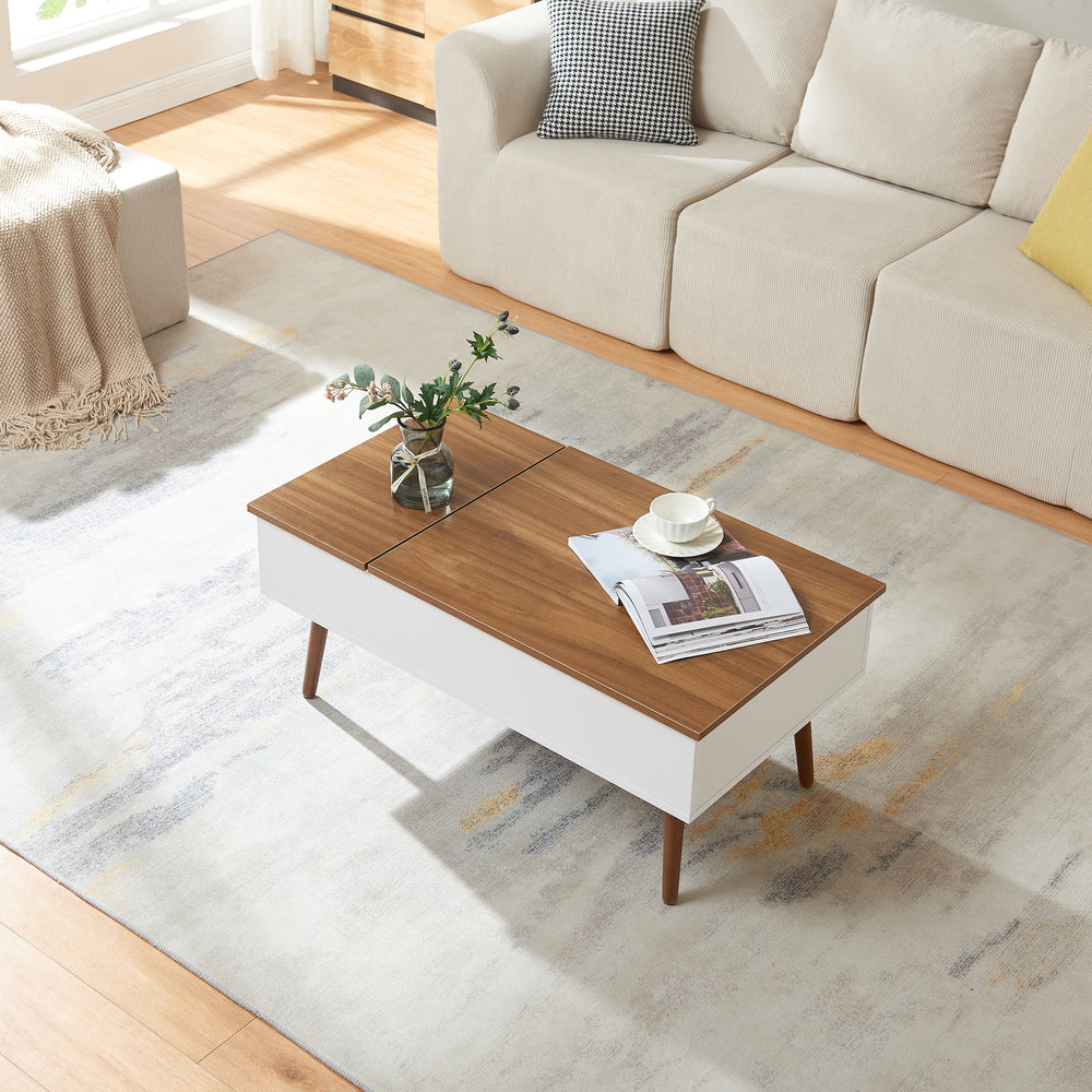 Sofabord med opbevaringsplads Flesen [en.casa]