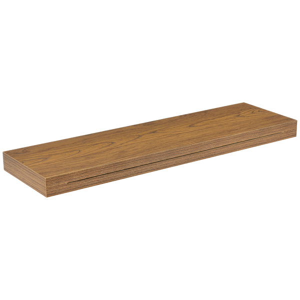 [en.casa]® Væghylde - extra plads for nøgler - 80x23,5x5cm - i forskellige farver