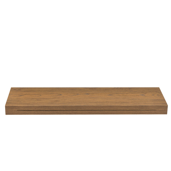 [en.casa]® Væghylde - extra plads for nøgler - 80x23,5x5cm - i forskellige farver
