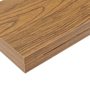 [en.casa]® Væghylde - extra plads for nøgler - 80x23,5x5cm - i forskellige farver