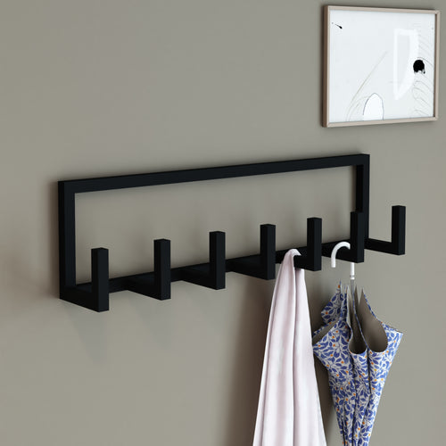 Vægknagerække Lyngen 75x10x20 cm [en.casa] - premiumXL
