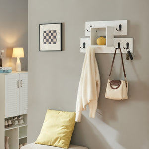 Væg garderobe Vänd med opbevaringsrum 32x60x14 cm hvid [en.casa] - premiumXL