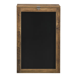 [en.casa]® Vægmonteret klapbord med tavle - 156x50x91,5cm - MDF - kork - i forskellige farver