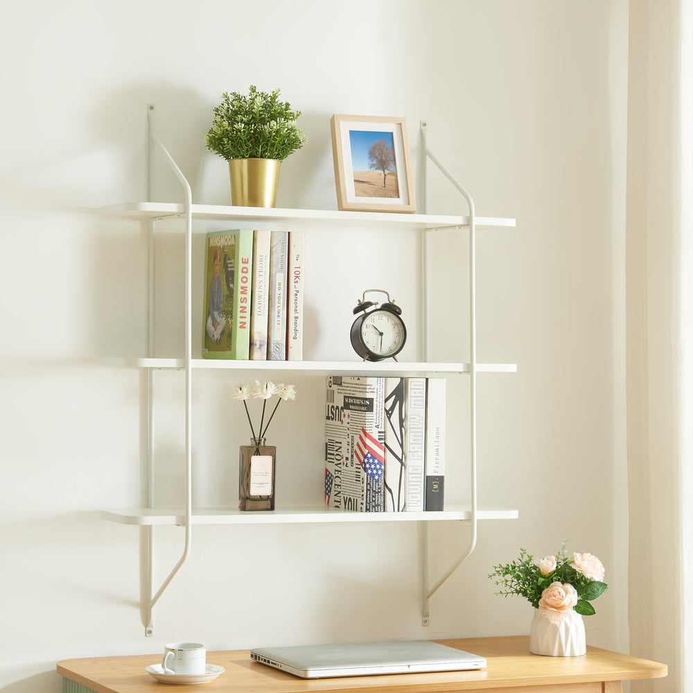 Væghylde Østfold 100x80x21 cm [en.casa]